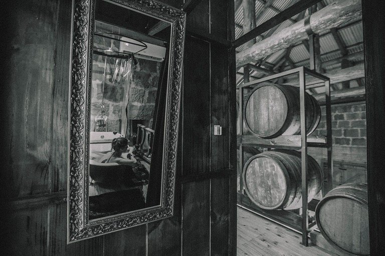 Casa de pedra antiga Vinícola Gramado com lareira