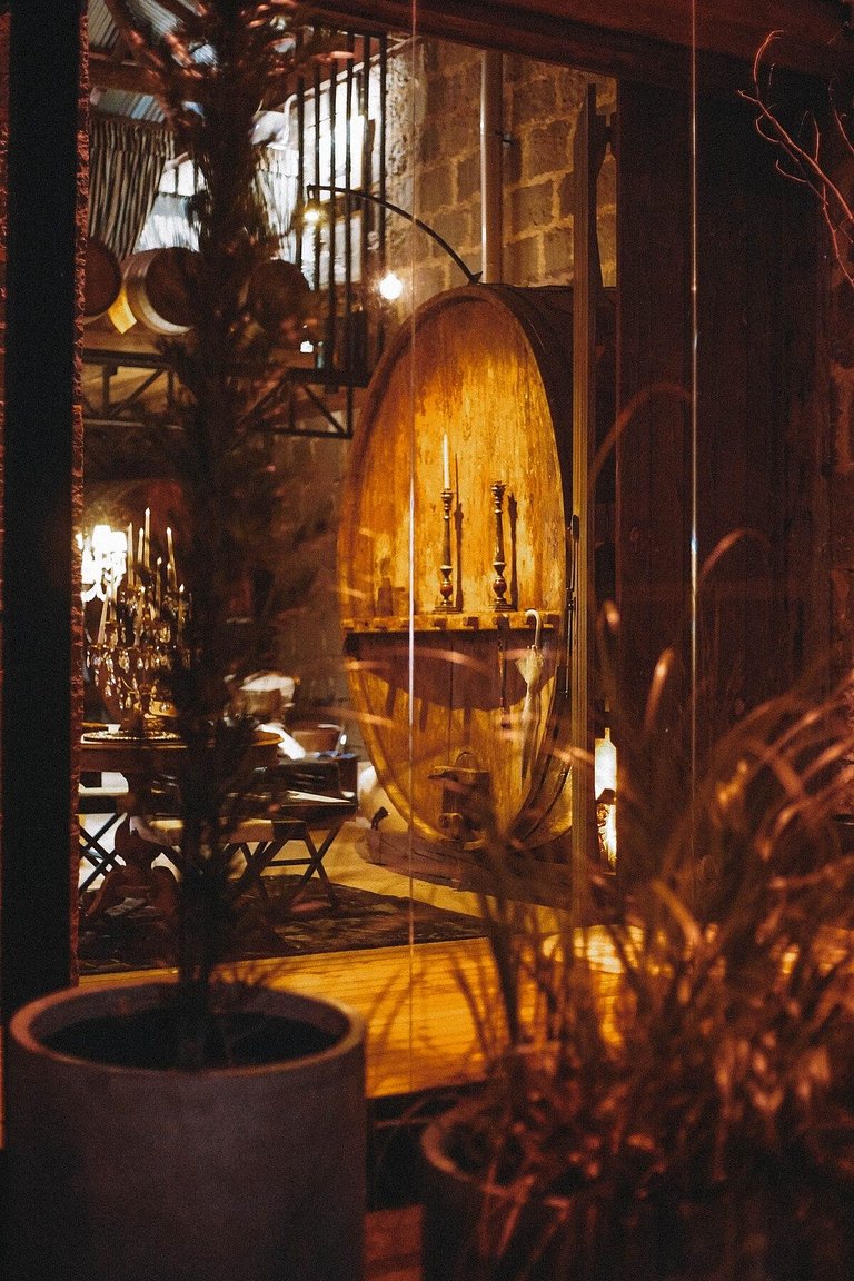 Casa de pedra antiga Vinícola Gramado com lareira