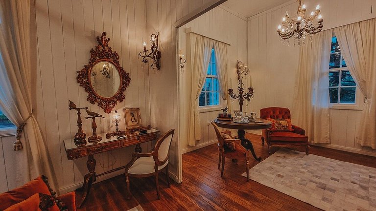 Casa histórica madeira araucária em Gramado