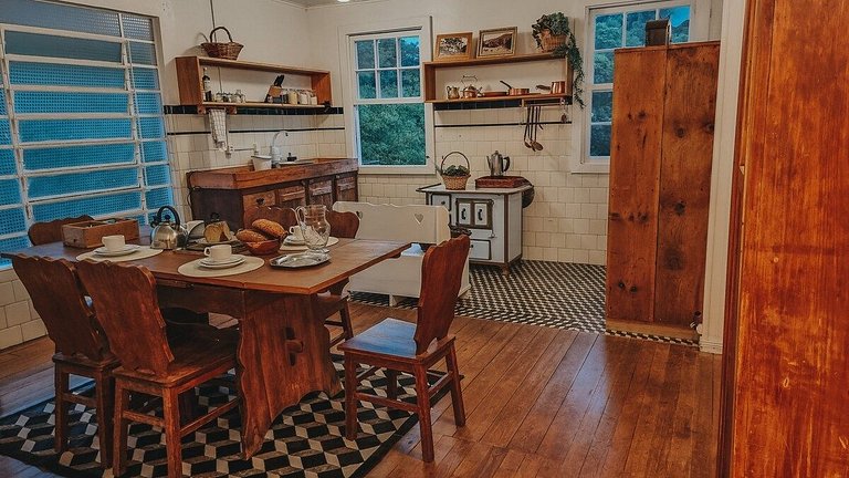 Casa histórica madeira araucária em Gramado