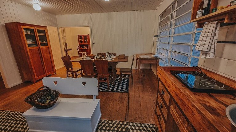 Casa histórica madeira araucária em Gramado