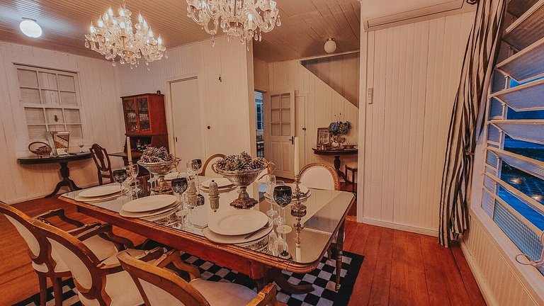 Casa histórica madeira araucária em Gramado