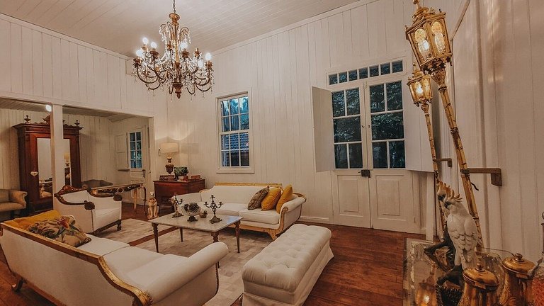 Casa histórica madeira araucária em Gramado