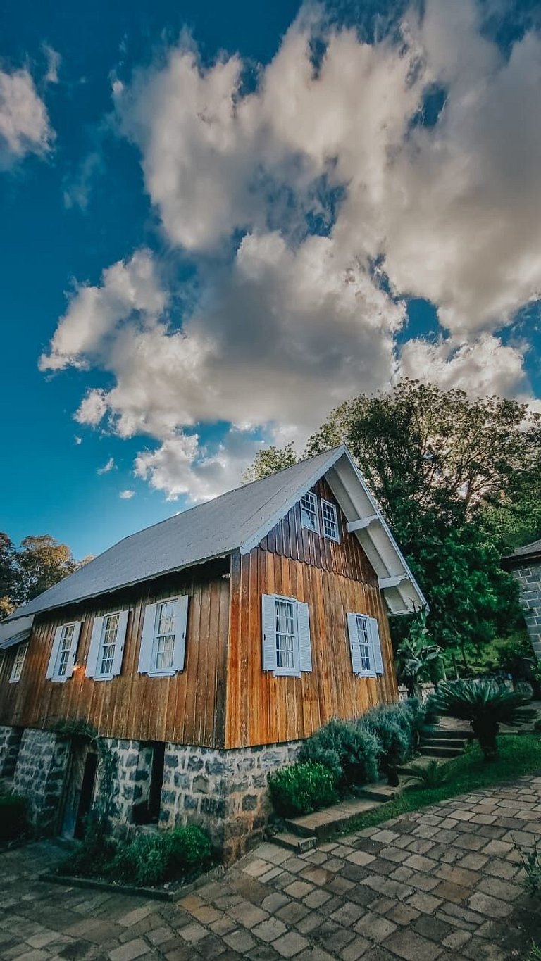 Casa histórica madeira araucária em Gramado