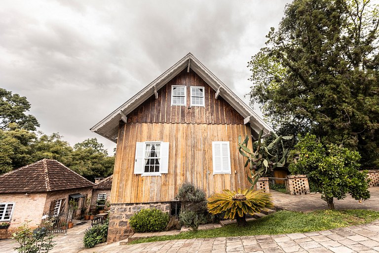 Casa histórica madeira araucária em Gramado