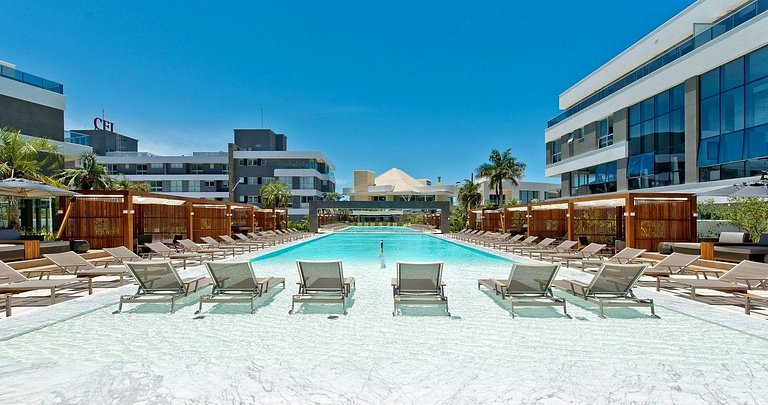 Cobertura Jurere Quay vista incrível  praia