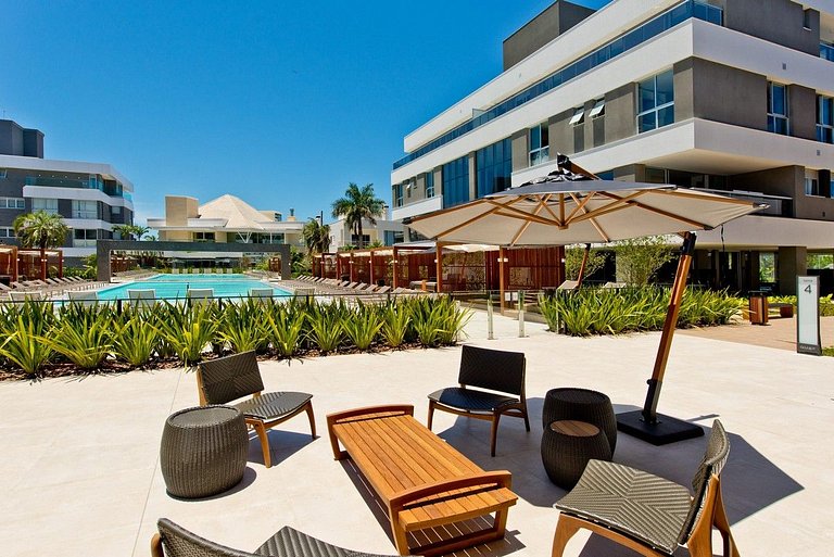Cobertura Jurere Quay vista incrível  praia