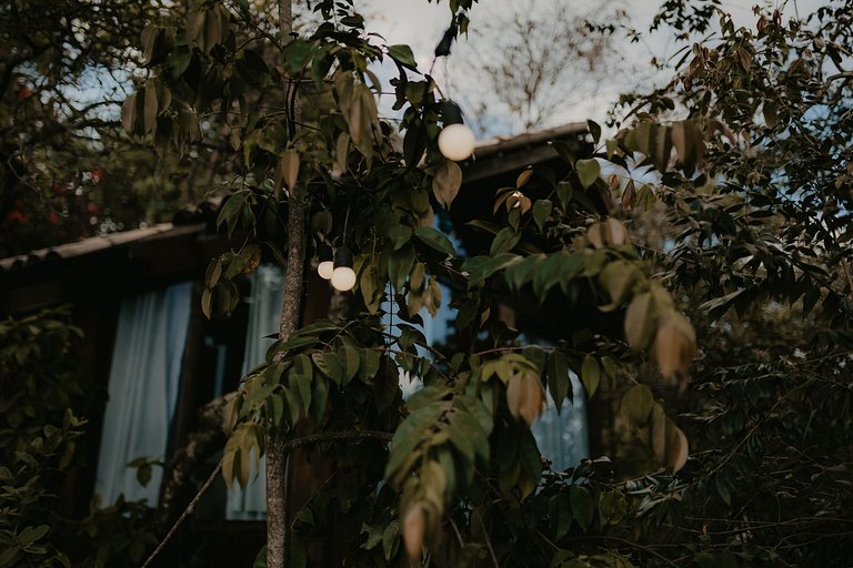 Microcasa Árvore na beira do lago vista incrível